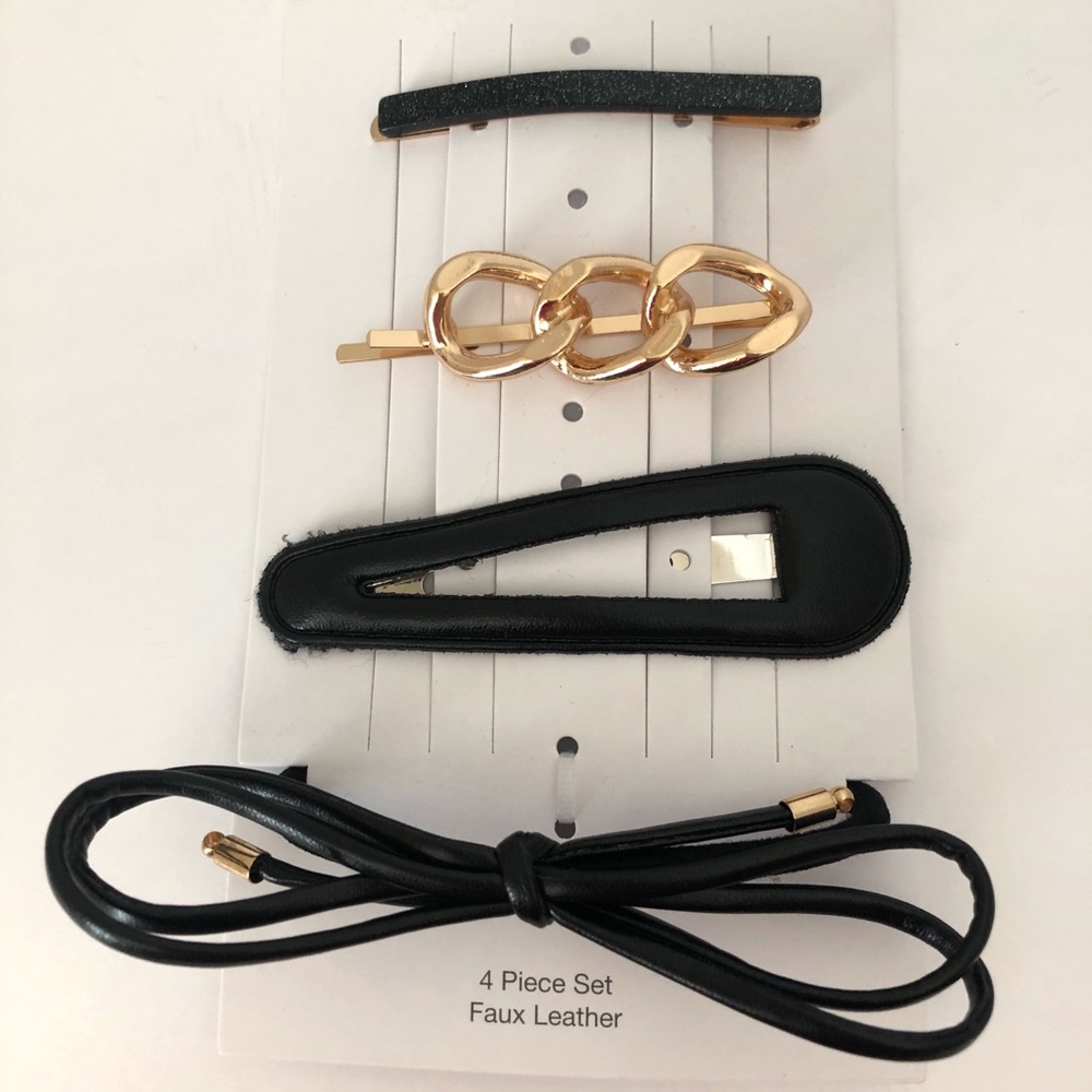 4 Piece Set Hair clips Size OS